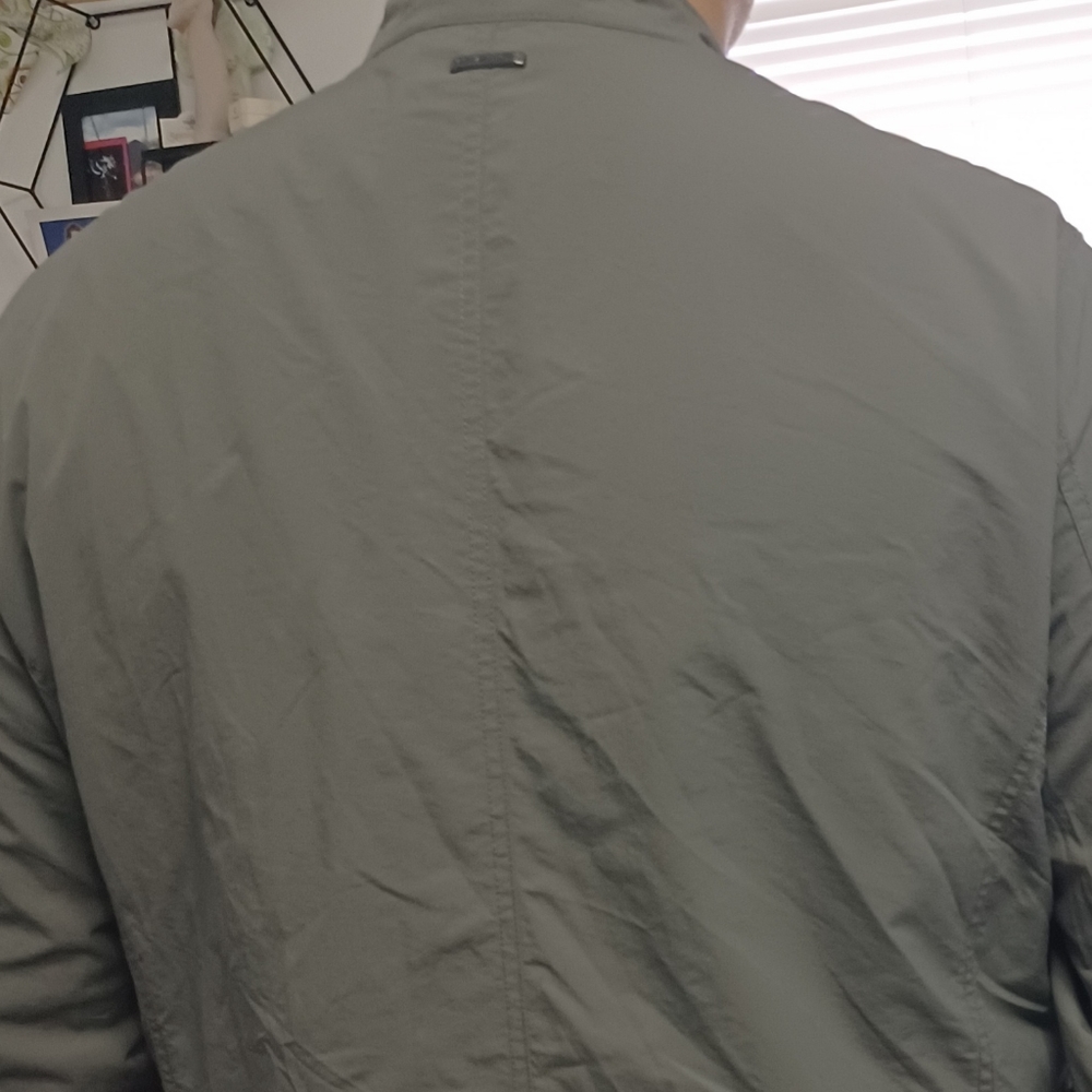 Michael Kors Men's Gray Lightweight Gray Bomber Jacket SZ Extra Large (XL) NWOT - Picture 4 of 14